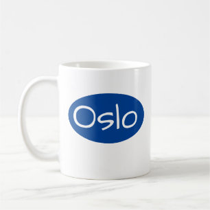 Norway Oslo Unique Font Mug