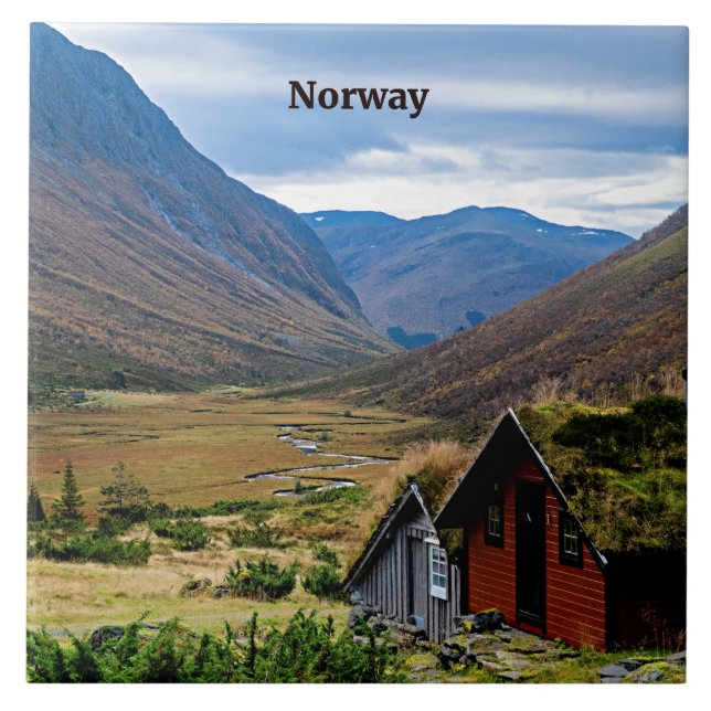 Norway picturesque photograph tile (Front)