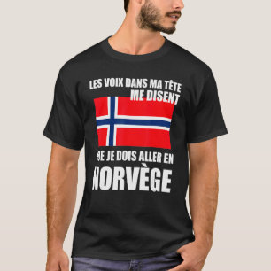 Norway Proverb Norwegian Flag T-Shirt