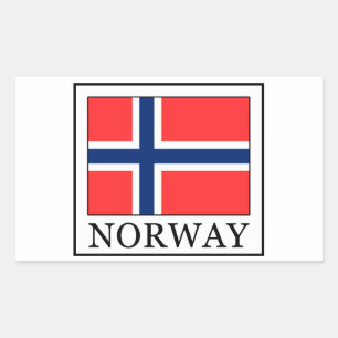 Norway Rectangular Sticker