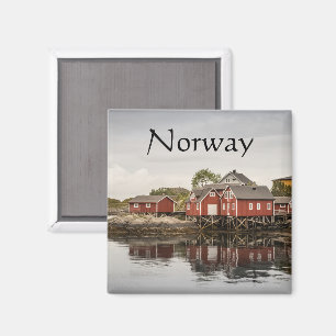 Norway Red Cabin Magnet