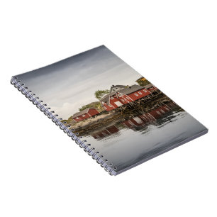 Norway Red Cabins Notebook