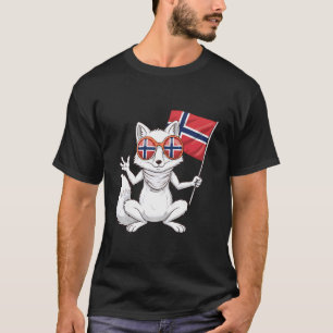 Norway Roots Norge Norwegian Flag 3 T-Shirt