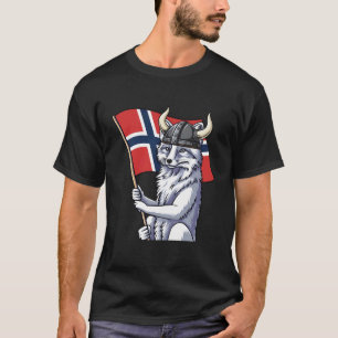 Norway Roots Norge Norwegian Flag 7 T-Shirt
