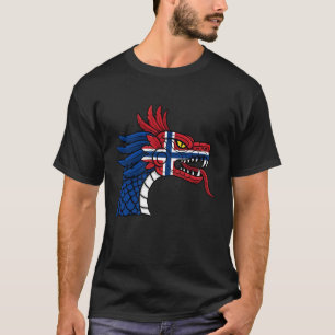 Norway Roots Norge Norwegian Flag 8 T-Shirt
