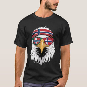 Norway Roots Norwegian Flag Norge 14 T-Shirt