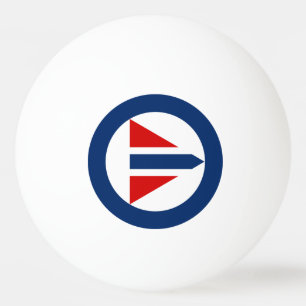 Norway roundel country flag symbol army military a ping pong ball