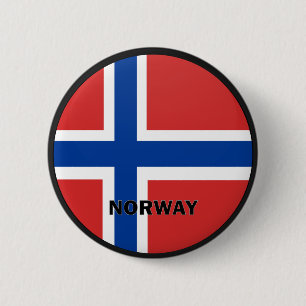 Norway Roundel quality Flag 6 Cm Round Badge