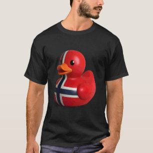 Norway Rubber Duck Norwegian Flag Ducky Duckie T-Shirt