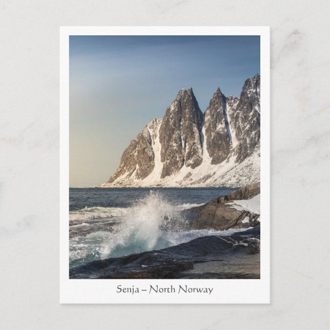 Norway Senja Island Postcard (Front)
