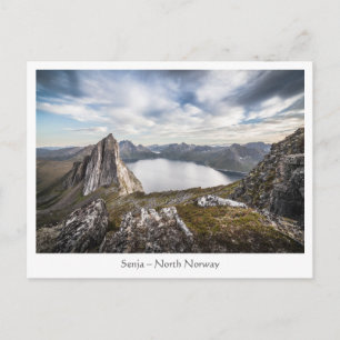 Norway Senja Mountain Postcard
