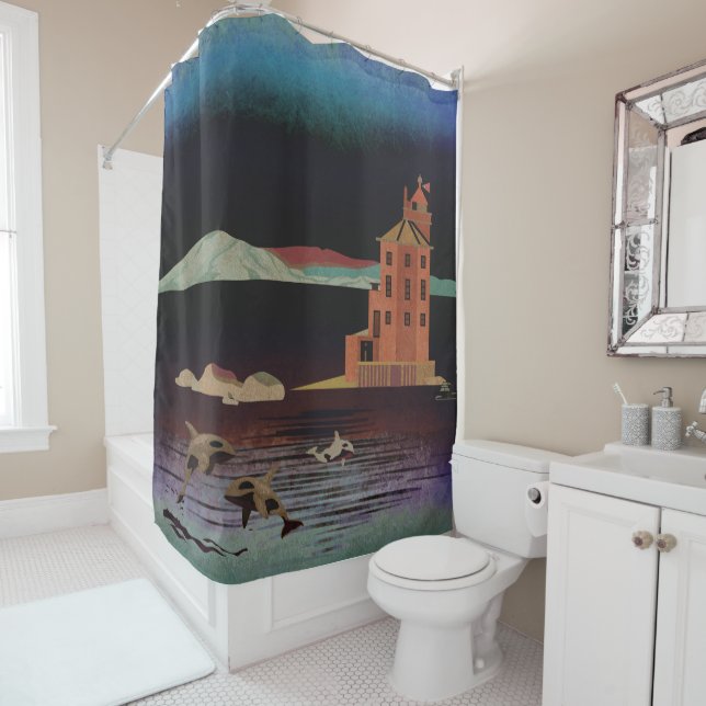 Norway Shower Curtain (In Situ)