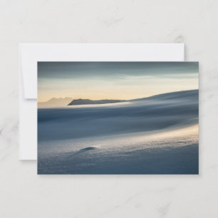 Norway Snow Landscape Photo Card
