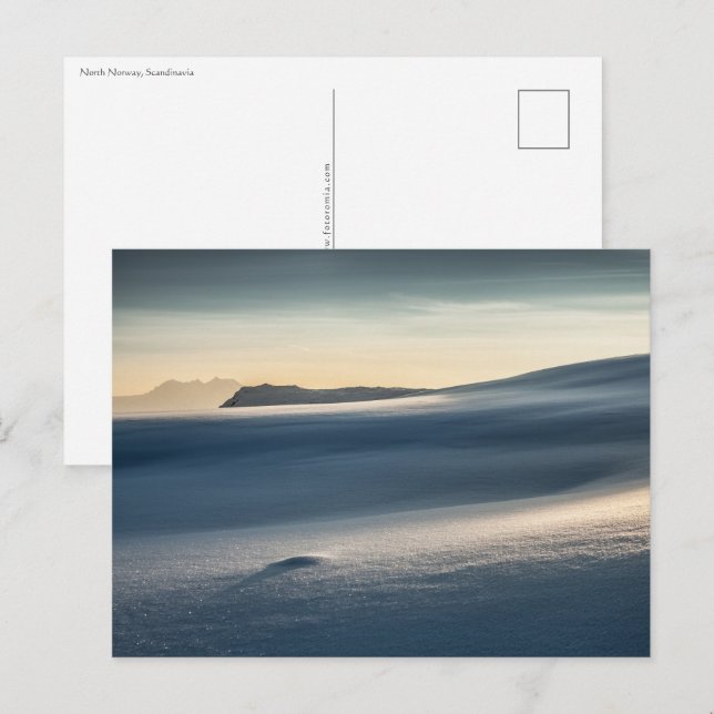 Norway Snow Landscape Photo Postcard (Front/Back)