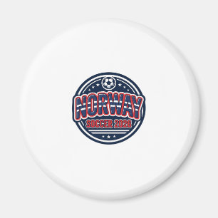 Norway Soccer 2026 Soccer Bold Country Typography Magnet