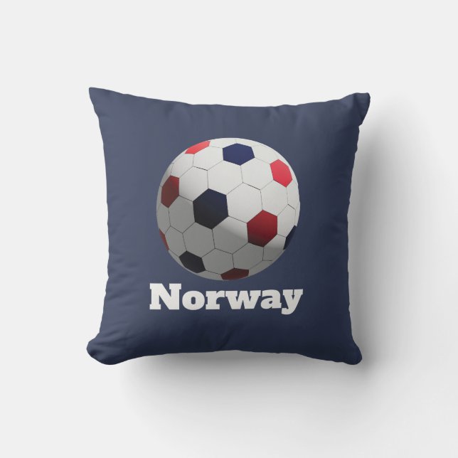 Norway soccer cushion (Front)