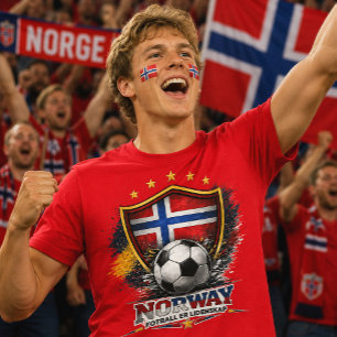Norway Soccer Fan Norwegian Football World Cup T-Shirt