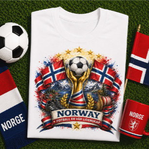 Norway Soccer Fan Norwegian Football World Cup T-Shirt