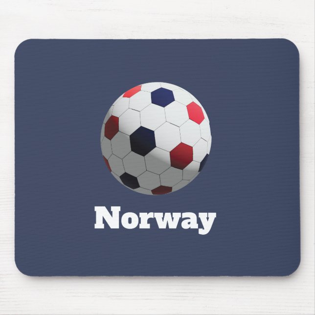 Norway soccer mouse pad (Front)
