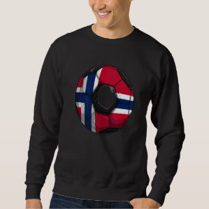 Norway Soccer Norway Flag Norwegian Boys Mens Kids Sweatshirt