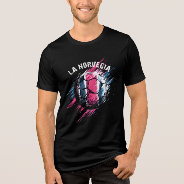 Norway soccer team Tri-Blend shirt (Front)
