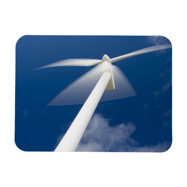 Norway, Sogn og Fjordane. Wind mill at KrÃ¥kenes. Magnet (Horizontal)