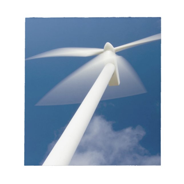 Norway, Sogn og Fjordane. Wind mill at KrÃ¥kenes. Notepad (Front)
