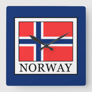 Norway Square Wall Clock
