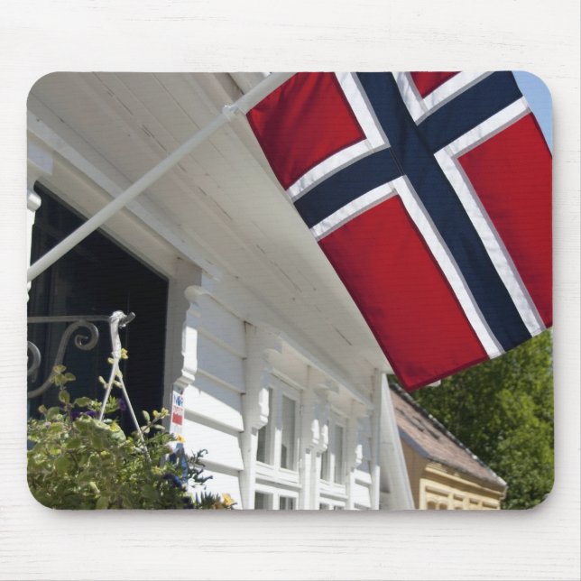 Norway, Stavanger. Historic downtown views. Mouse Pad (Front)