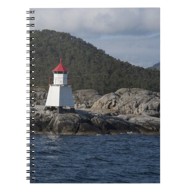 Norway, Stavanger. Views along Lysefjord. Spiral Notebook (Front)