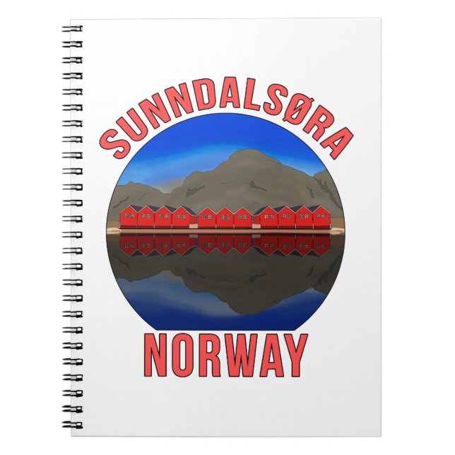 Norway Sunndalsøra Travel Norwegian Notebook (Front)