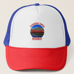 Norway Sunndalsøra Travel Norwegian Trucker Hat