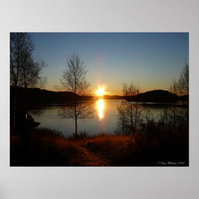 Norway sunrise poster (Front)