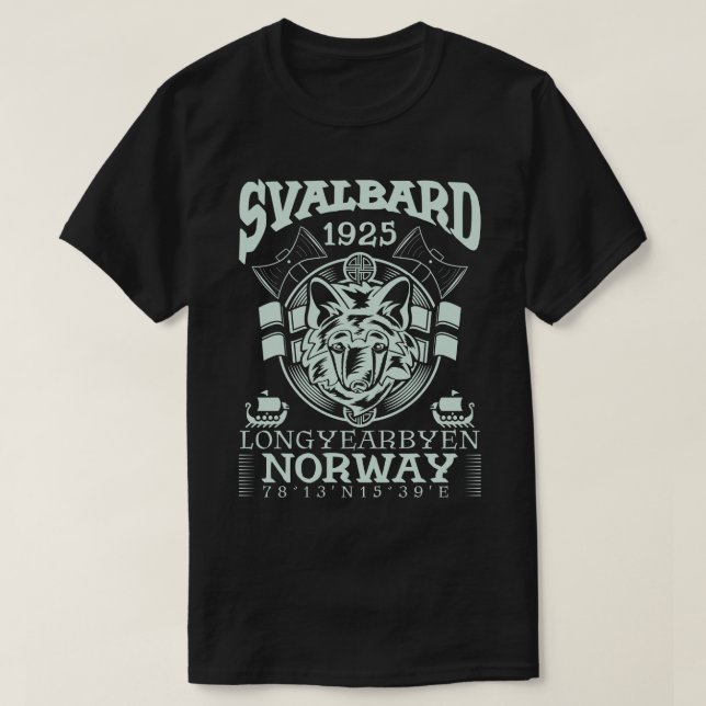 NORWAY SVALBARD LONGYEARBYEN - ARCTIC FOX T-Shirt (Design Front)