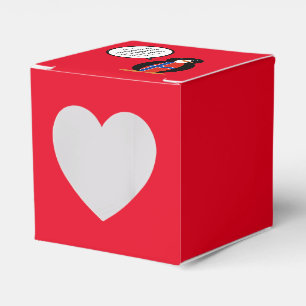 Norway Talking Ms Penguin Personalised  Favour Box