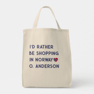 Norway Travel Gift Custom Tote Bag