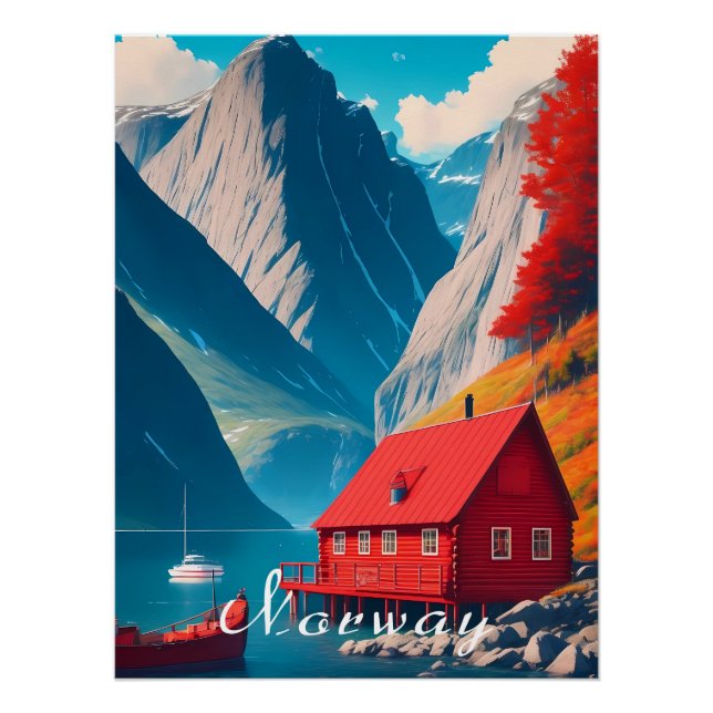 Norway Travel Poster (Front)