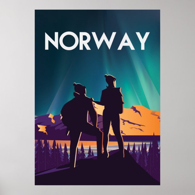 Norway travel poster (Front)