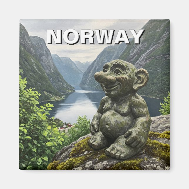 Norway Troll Magnet (Front)