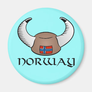 Norway Viking Hat Magnet