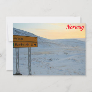 Norway winter Card