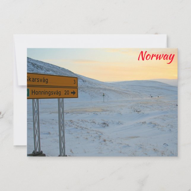 Norway winter Card (Front)