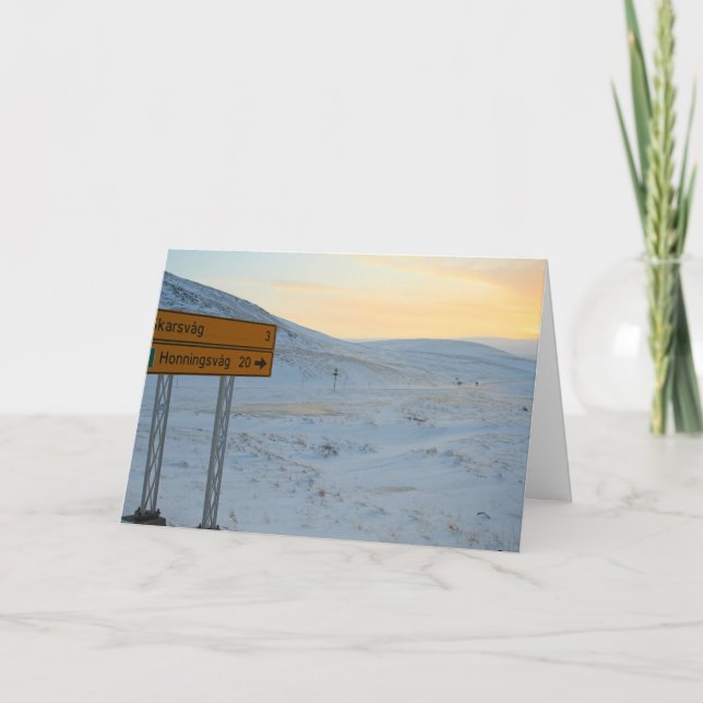 Norway winter card (Front)