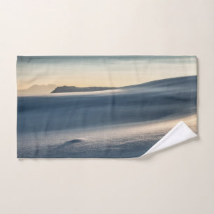 Norway Winter Landscape Photo Hand Towel