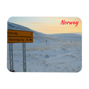 Norway winter magnet