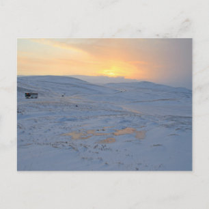 Norway winter postcard