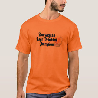 Norwegian Beer Drinking Champion T-Shirt