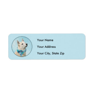 Norwegian Buhund Painting - Cute Original Dog Art