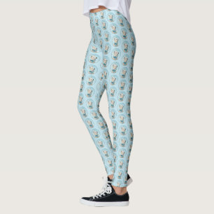 Norwegian Buhund Painting - Cute Original Dog Art Leggings