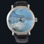 Norwegian Celebrations Watch<br><div class="desc">A Norwegian landscape from Skolden, with its stunning scenery, rugged terrain, and dramatic fjords, featuring a cruise ship amidst the clouds for a wedding momentum</div>